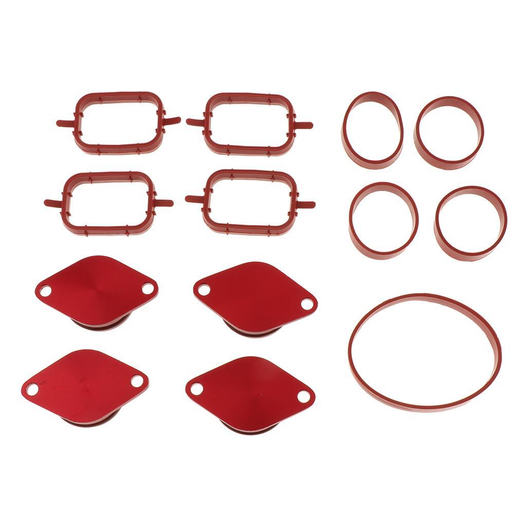4X33mm for BMW Swirl Blanks Flaps Repair Delete Kit w/ Intake Gaskets