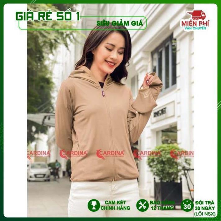 Áo Chống Nắng Nữ cao cấp thun lạnh 2 Lớp, làm mát, kháng khuẩn, khử mùi hôi, Chống tia UV