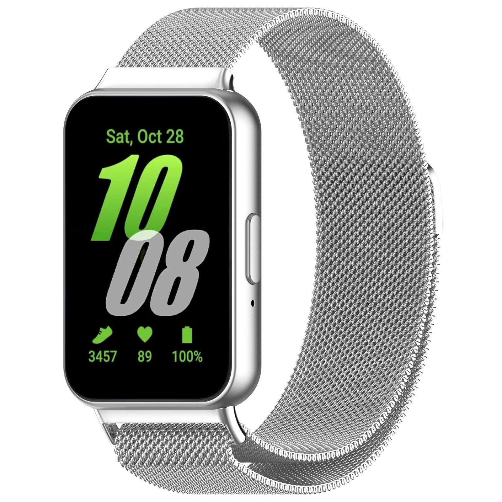 Dây đeo thép thay thế Kai.N Milanese Pro cho Samsung Galaxy Fit 3_ Hàng chính hãng