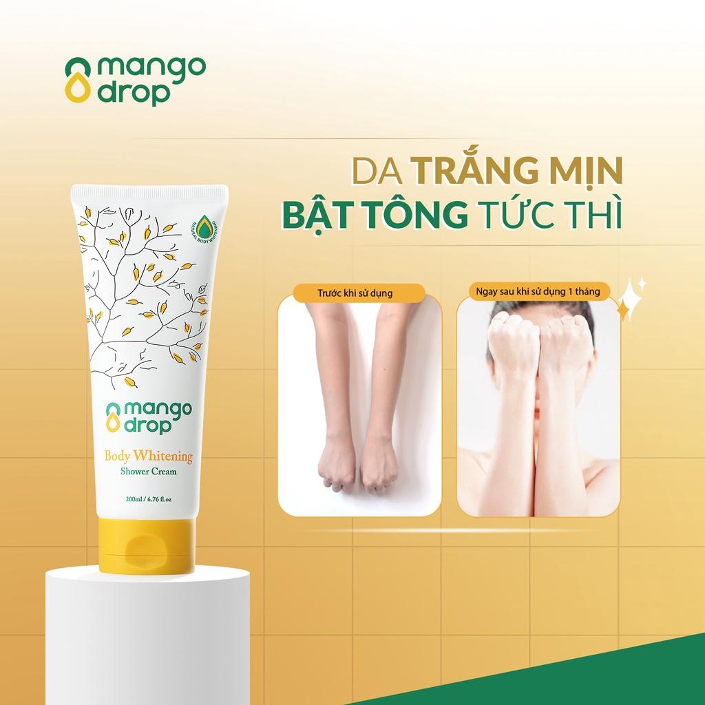 Kem Tắm Trắng Mango Drop Làm Trắng Body Mangodrop Body Whitening Shower Cream 200Ml