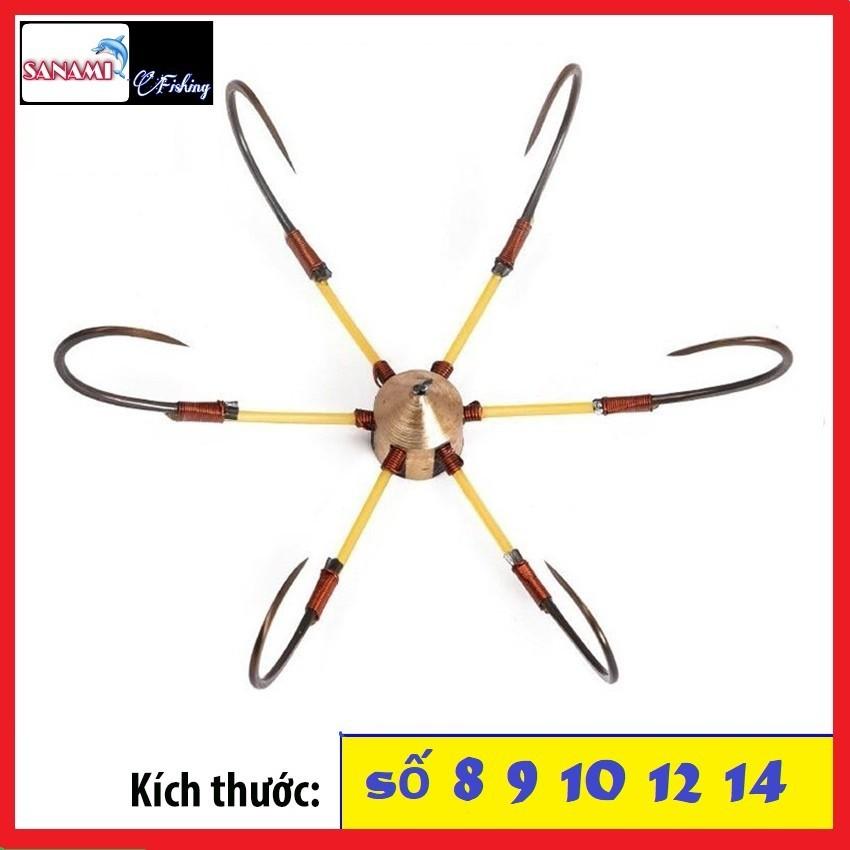 Lưỡi Câu Lục Tỳ Chân Đồng Đúc Hàng Thửa lưỡi vô cùng sắc bén,tay lưỡi chắc chắn