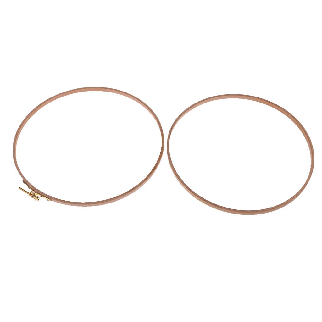 Wooden Embroidery Hoop with Screw for Tapestry Cross-stitch