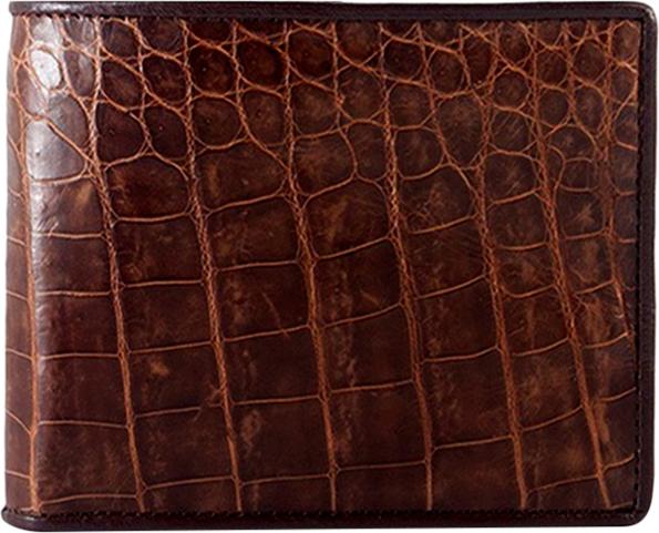Bộ Ví & Thắt Lưng Nam Da Cá Sấu Huy Hoàng HT2202-HT4240 (23 x 11,5 cm) - Nâu Đỏ