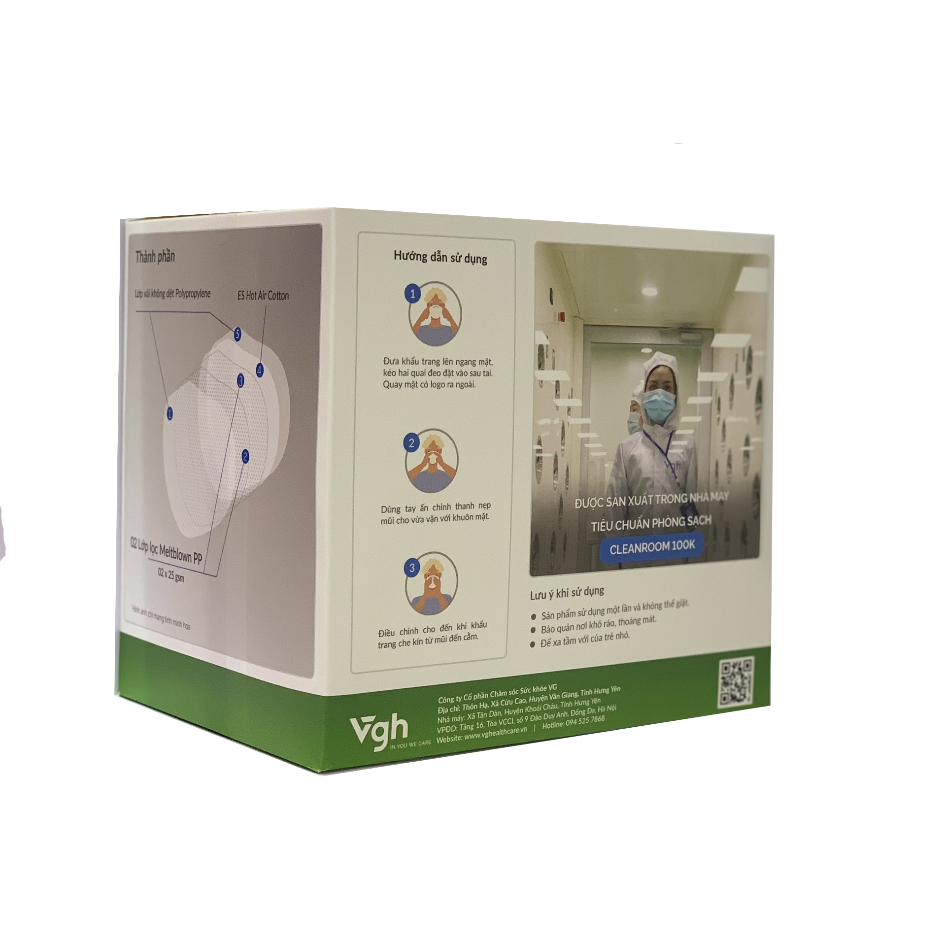 KHẨU TRANG Y TẾ VG95 HỘP 30 CHIẾC