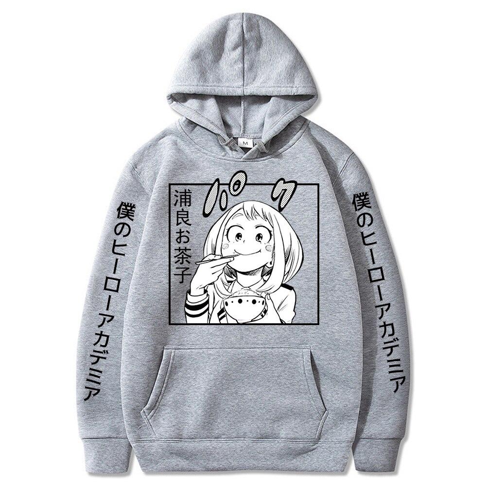 Áo Hoodie Chui Đầu In Hình Anime My Hero Academia Ochaco Uraraka Cho Nam Và Nữ