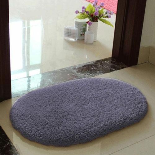 1PC Absorbent Soft Bathroom Bedroom Floor Non-slip Mat Memory Foam Bath Shower Rug E