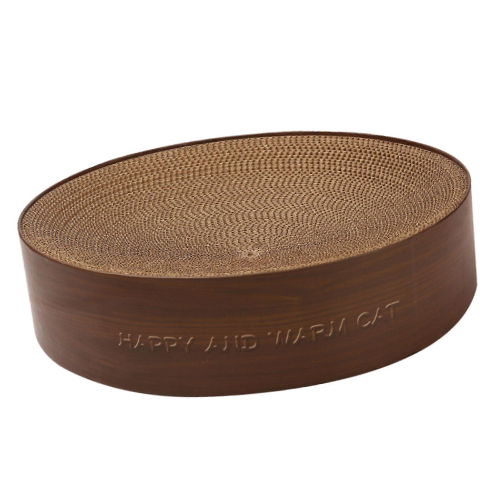 Cardboard Cat Scratcher Bed Scratch Pad Nest Corrugated Scratching Board, Training Toy for Furniture Protection