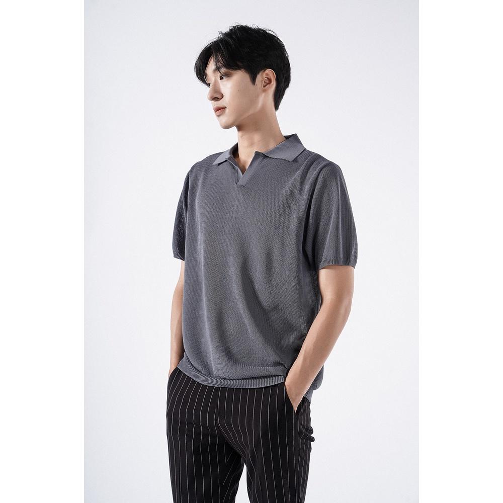 Áo Polo Dệt Kim Tay Ngắn.SLIM FIT - Routine 10F21POL037