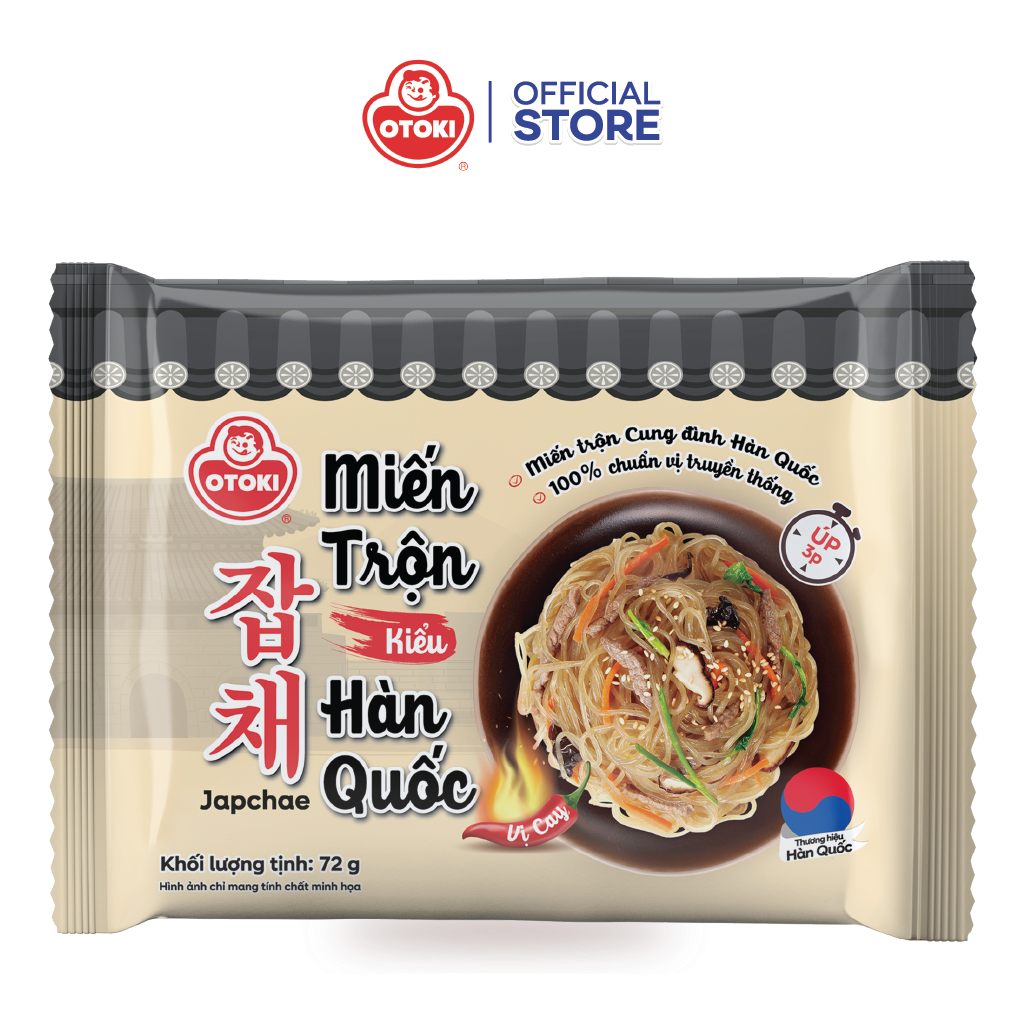 Miến trộn kiểu Hàn Quốc Japchae Otoki vị cay 72g