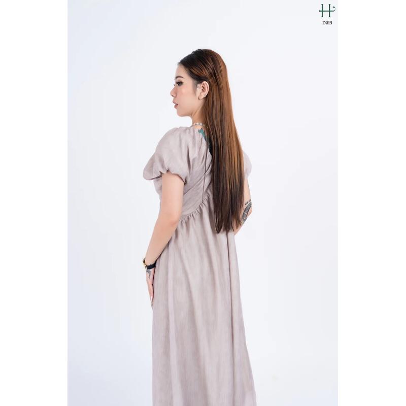 Đầm lụa form rộng suông-D15