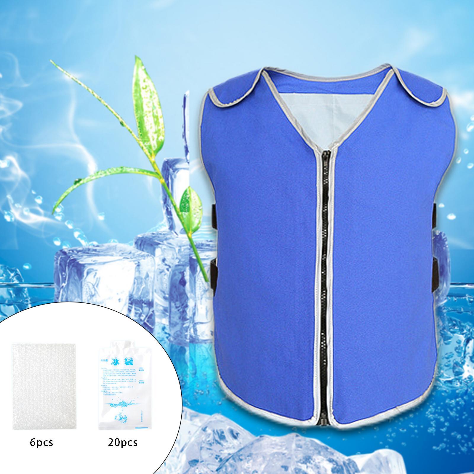 Cooling Vest with Reflective Strip Comfortable Cool Vest for Running Sport Unisex