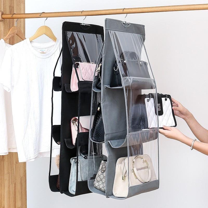Túi Treo Giỏ Xách 6 Ngăn Đa Năng Cao Cấp Chắn Bụi Tiện Dụng
