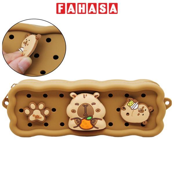 Bóp Viết Nhựa Kèm Charm Capybara - Shunde 9161