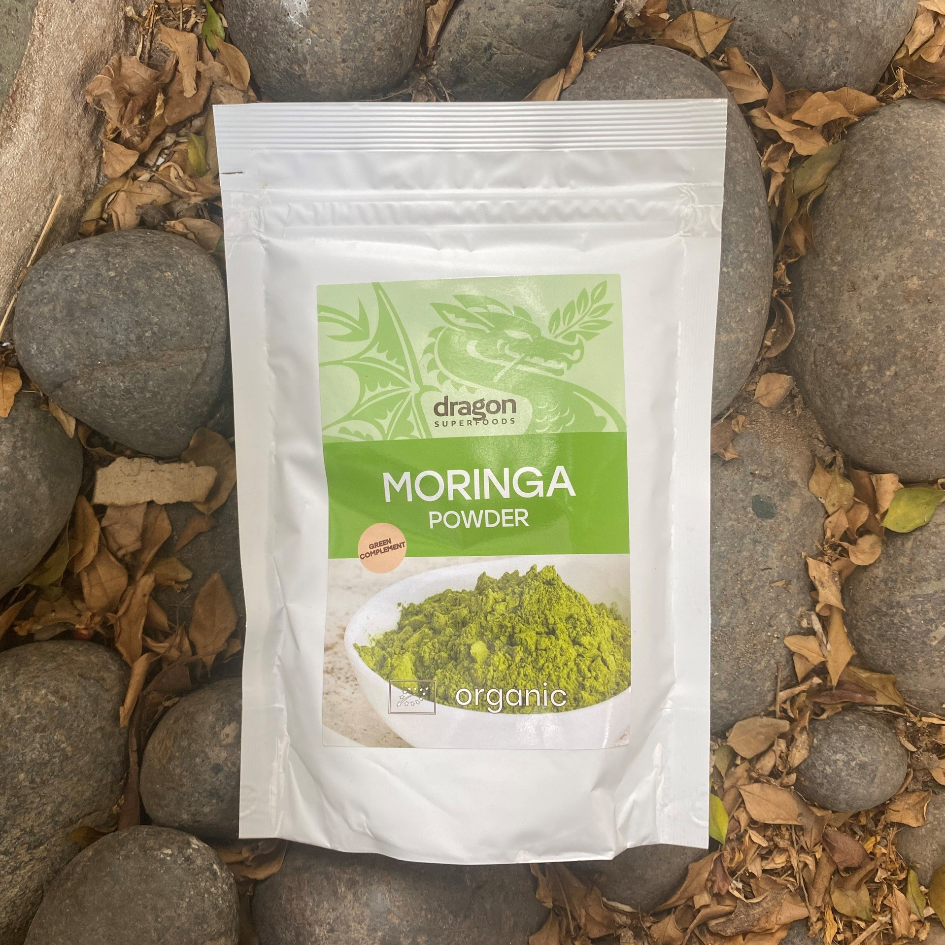 Bột rau chùm ngây hữu cơ Dragon Supperfoods 200gr Moringa powder Dragon Supperfoods 200gr