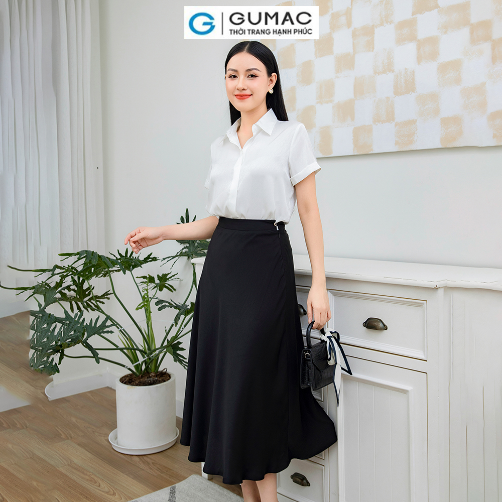 Áo kiểu tay lật AD11071 thời trang GUMAC