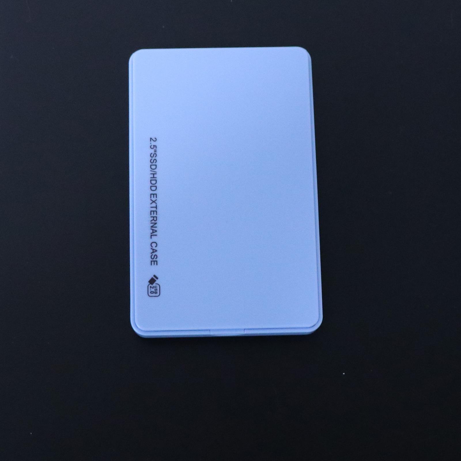 External Enclosure USB 2.0 HDD Case for for Laptop Blue