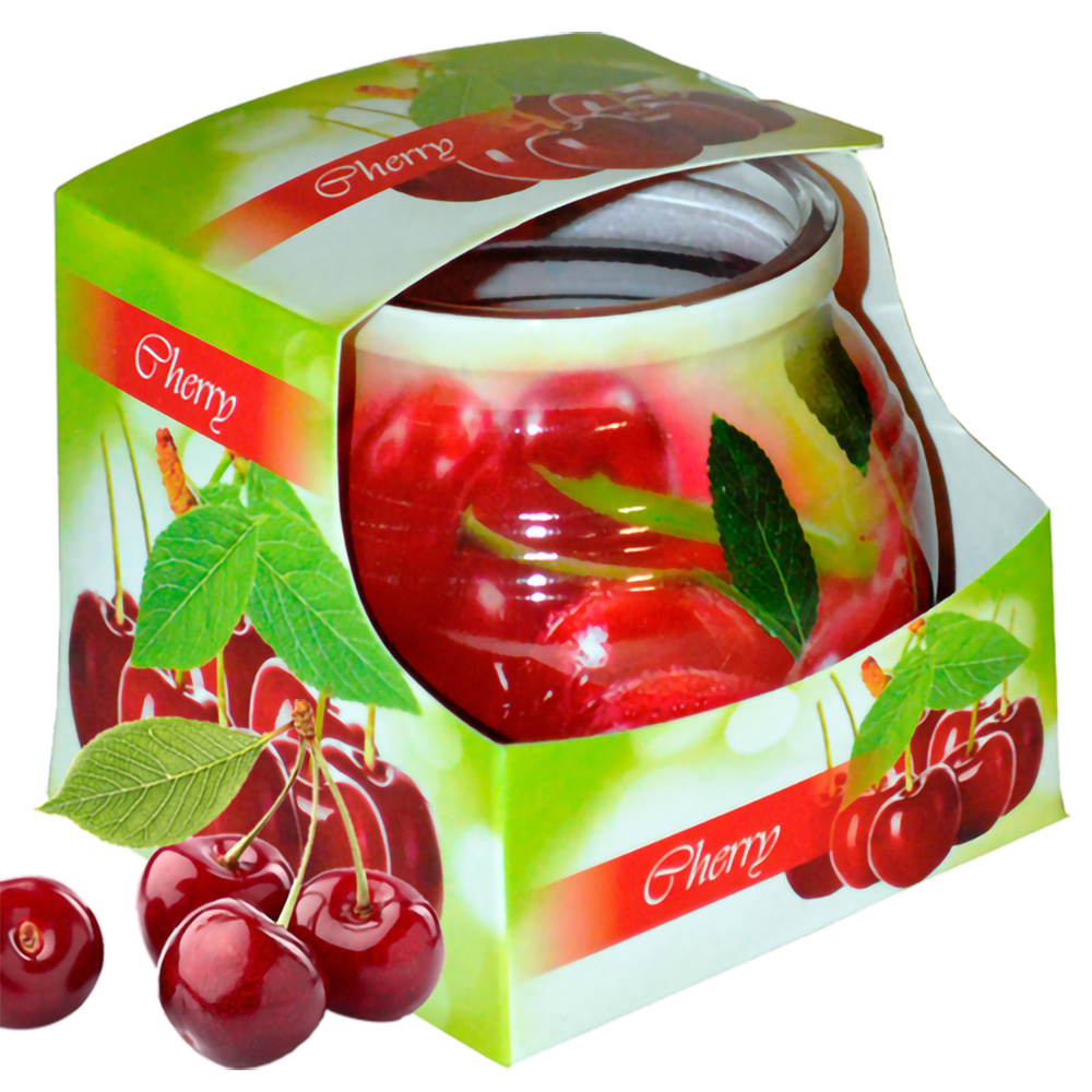 Ly nến thơm tinh dầu Admit Cherry 85g QT01888 - quả anh đào