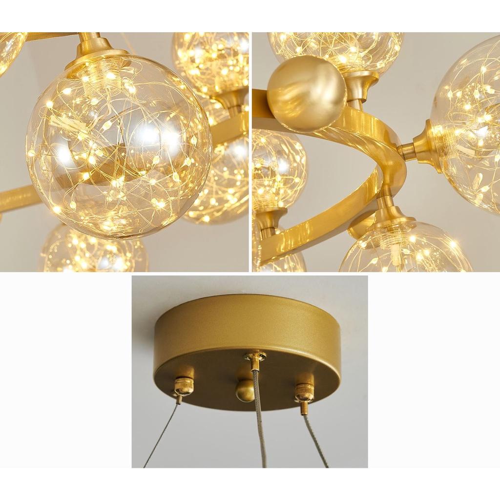 Đèn thả chùm FABAN hiện đại, sang trọng ánh sáng trung tính trang trí nội thất cao cấp