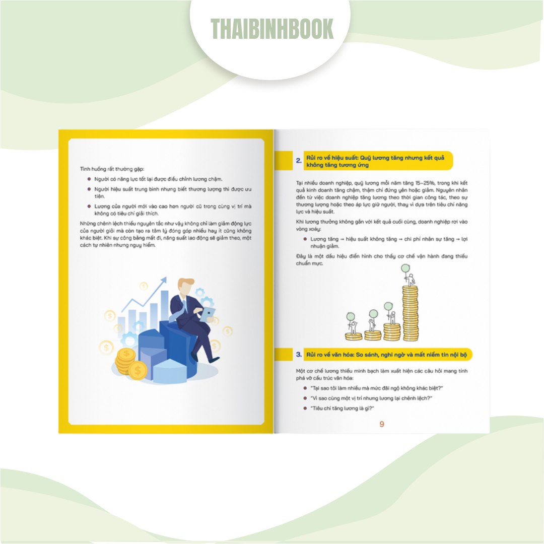 Sách doanh nhân : Hướng dẫn công thức trả lương + thưởng 3P