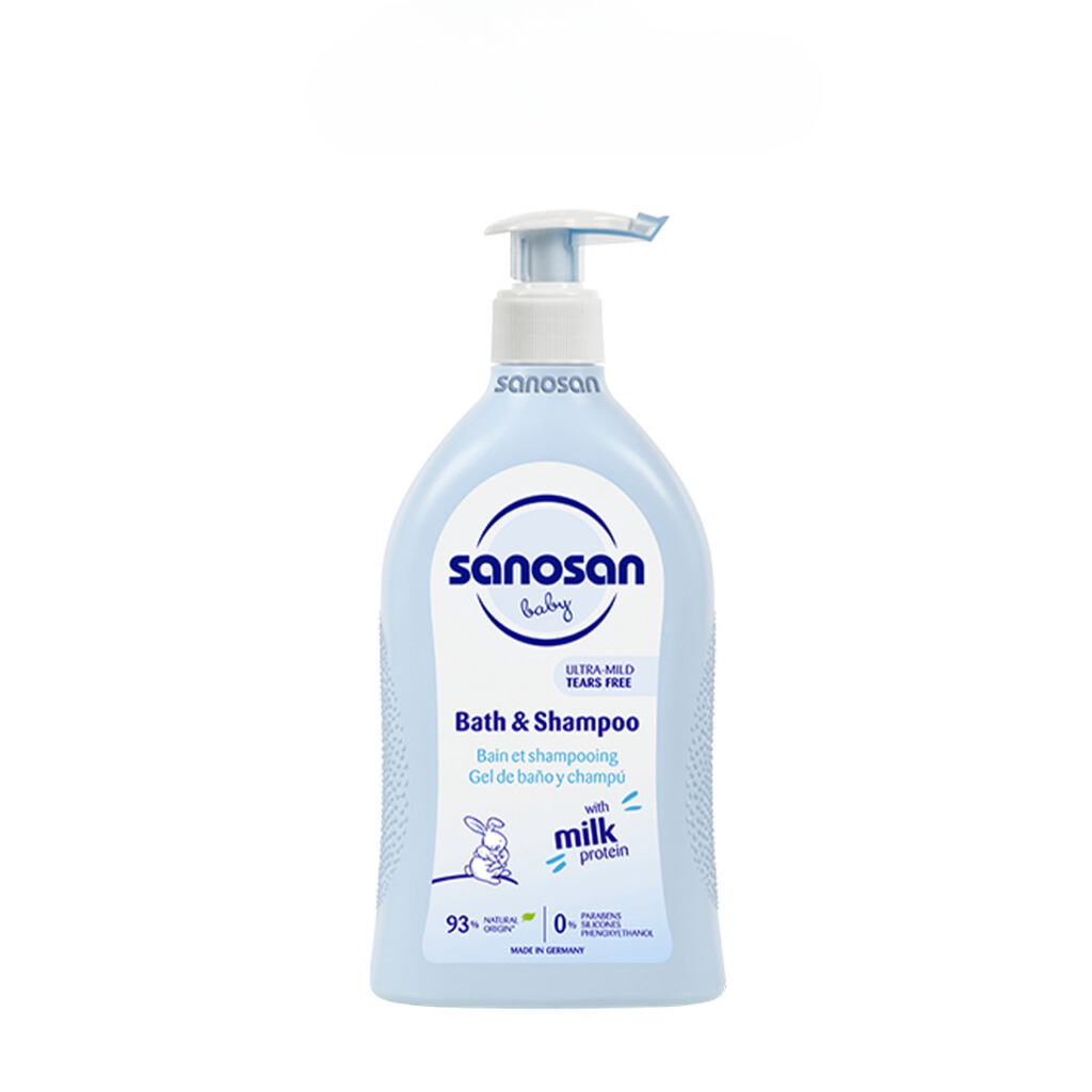 Sữa tắm gội Sanosan Baby Bath and Shampoo 500ml