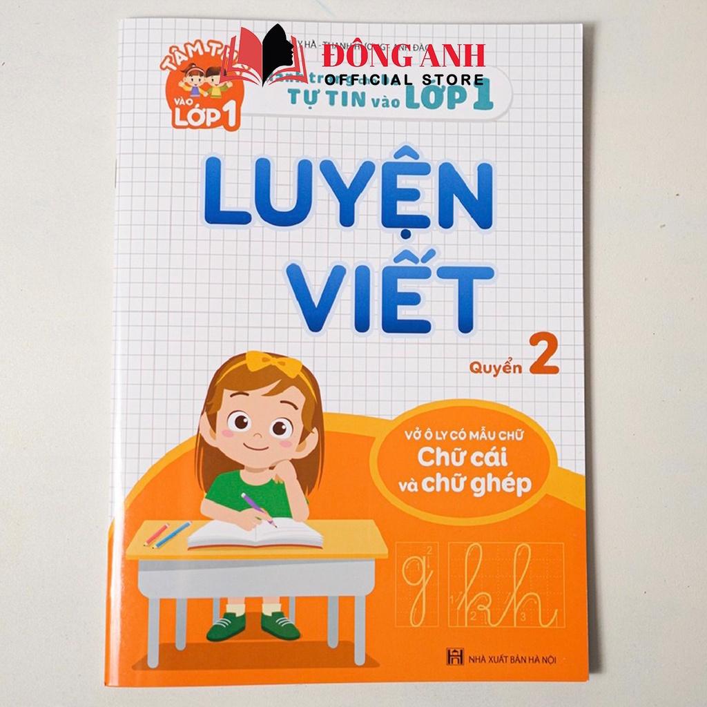 Sách - Combo 2 quyển Luyện Viết - Hành trang cho bé tự tin vào lớp 1