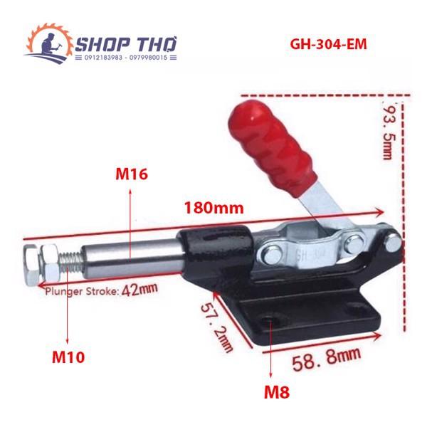 Sập thẳng GH-304-EM kẹp, cố định, đẩy
