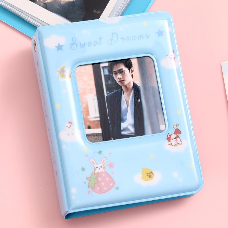 Đặc biệt Hàn Quốc ins3 inch bưu thiếp Polaroid album ảnh ngôi sao thần tượng album thẻ nhỏ lưu trữ cuốn sách theo đuổi ngôi sao cô gái
