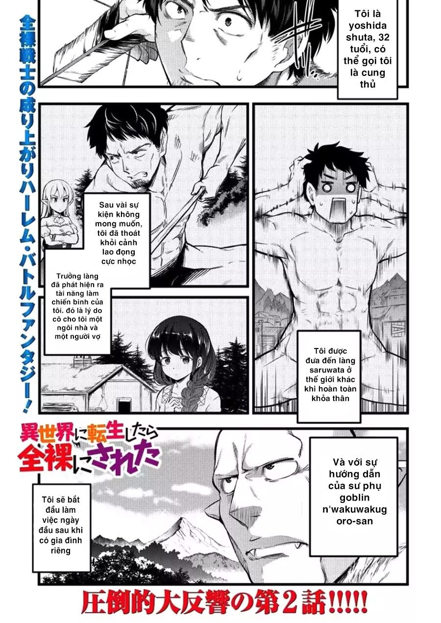 isekai ni tensei shitara zenra ni sareta chapter 2 3