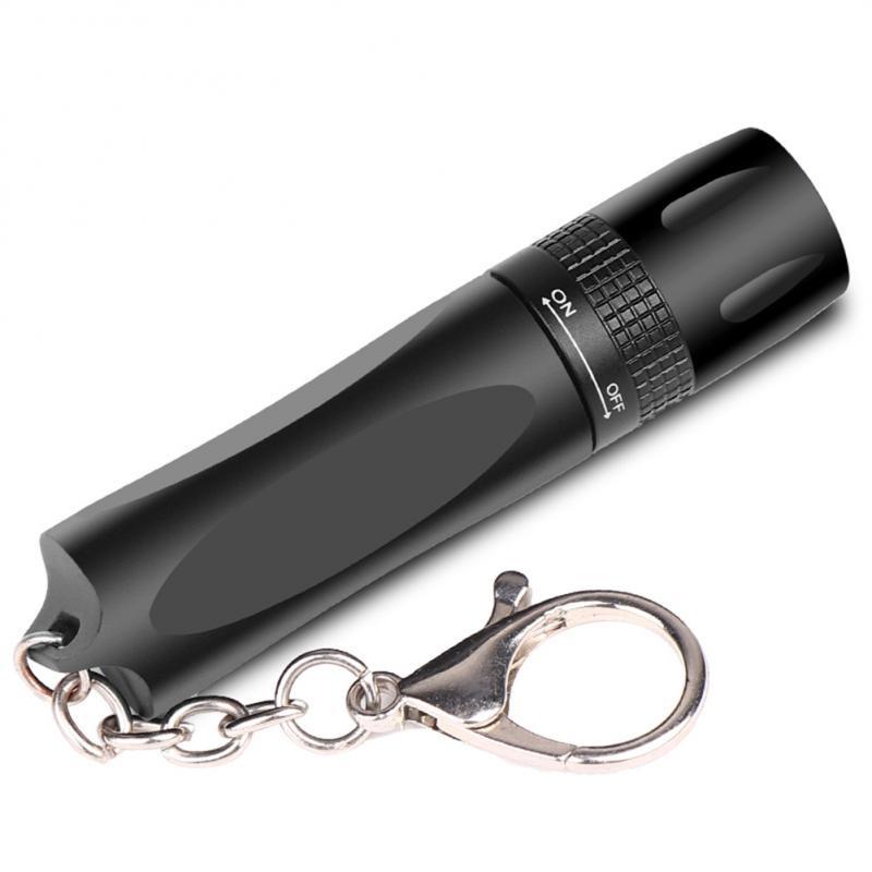 Portable Pen Light Keychain Mini Flashlight Pocket LED Torch Pen Clip LED Flashlight Hand Light With Key Chain For Camping