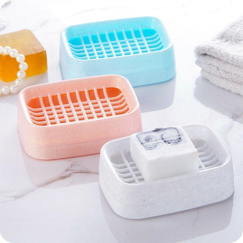 Soap Holder Saver Water Box Draining Storage Case New Drainer Dish Bathroom