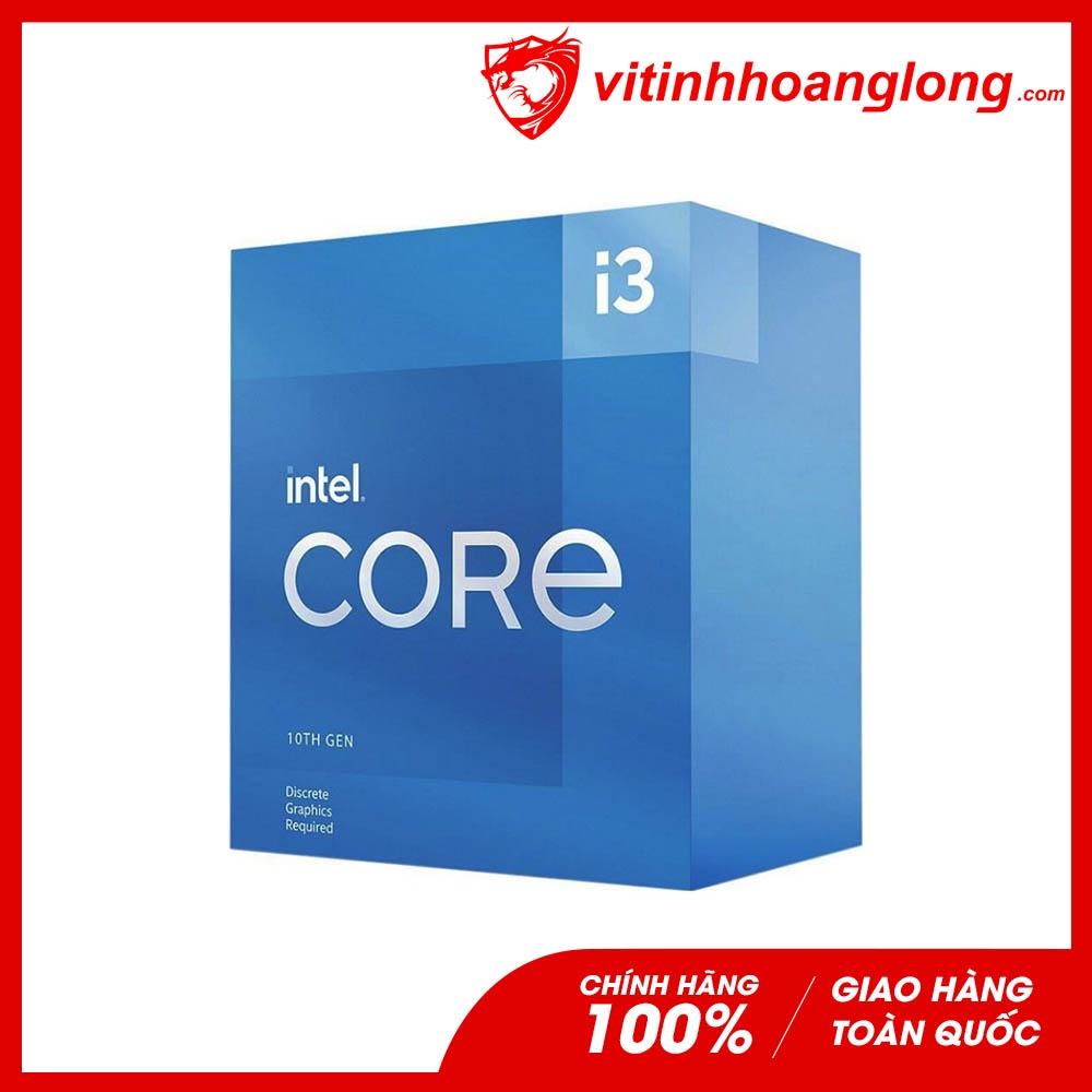 CPU Intel Core i3-10105F (3.7GHz turbo up to 4.4Ghz, 4 nhân 8 luồng, LGA1200) - Hàng chính hãng BH 3 năm