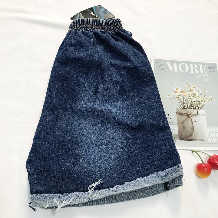 Quần đùi bé gái freesize từ 38-45kg quần short jean bé gái - QG03