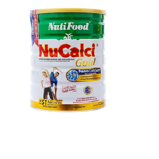 Bộ 3 Lon Sữa Nucalci Gold bổ sung canxi cho người từ 51 tuổi trở lên - 800g