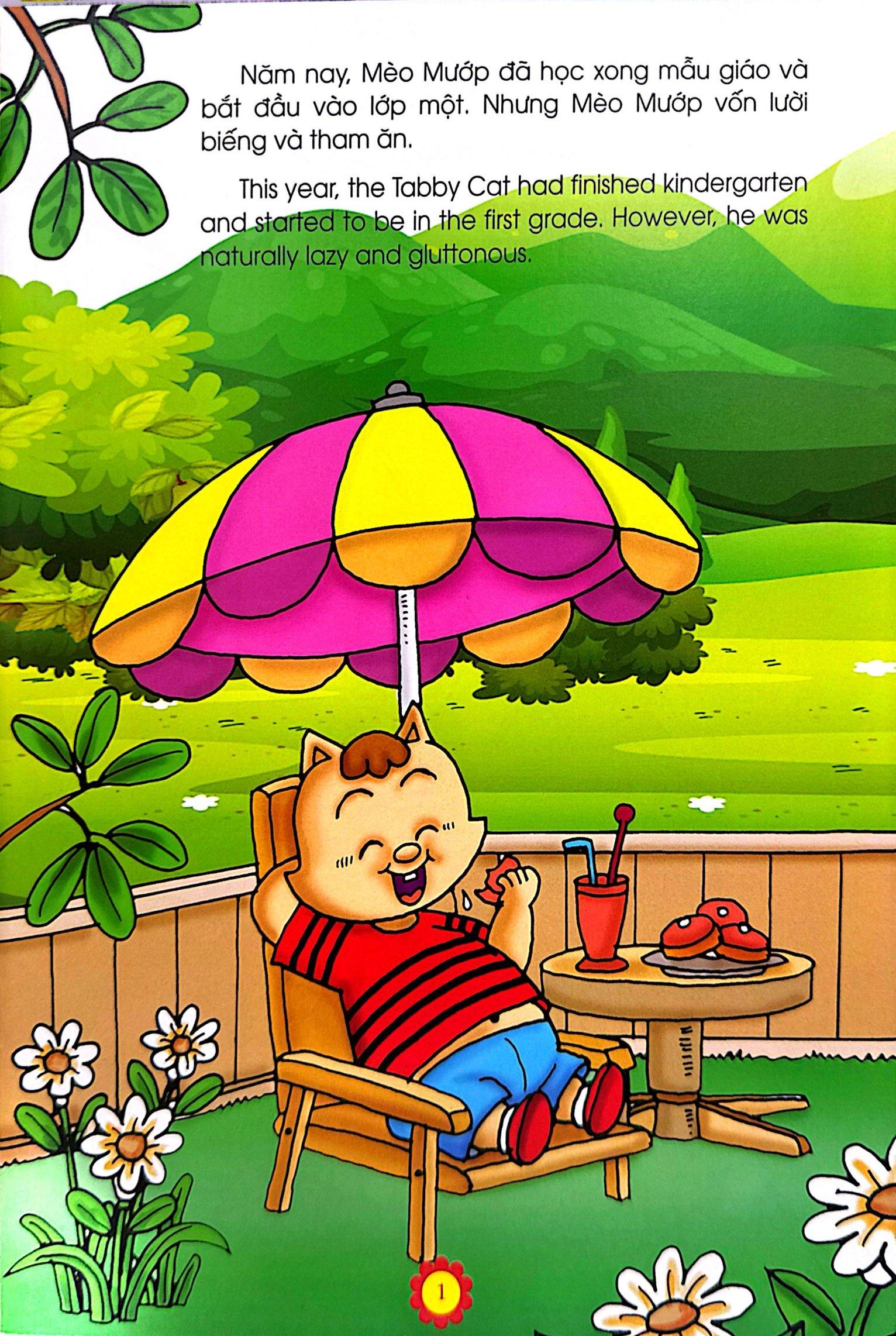 Sách - Truyện Kể Tuổi Thần Tiên - Song Ngữ Anh-Việt - Anh Chàng Mèo Mướp