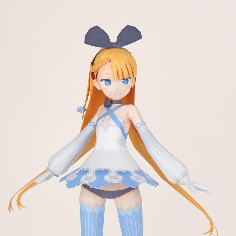 Mô hình giấy anime girl Anime VTuber Alicia Solid