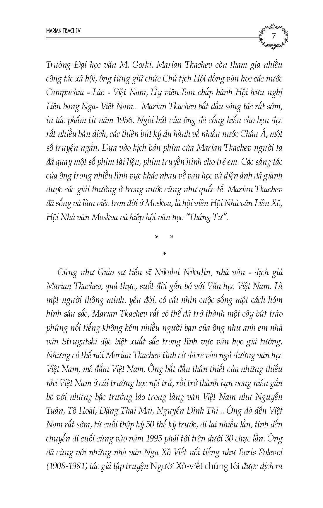 Người Bạn Tài Hoa Và Chí Tình (Tiểu luận - Nghiên cứu - Sáng tác) - Tác giả Marian Tkachev; Thúy Toàn, Phạm Vĩnh Cư (Chủ biên và dịch)