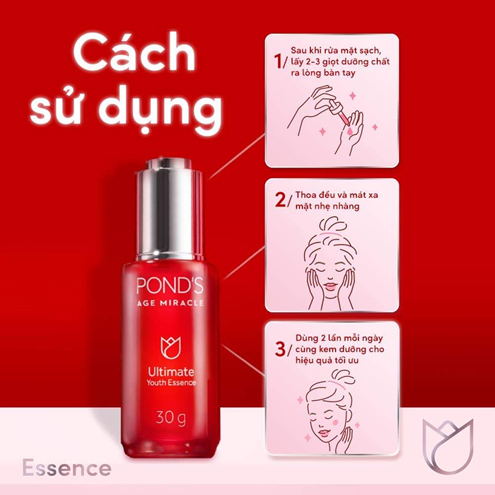 Dưỡng chất ngăn ngừa lão hóa chuyên sâu Pond's Age Miracle Youth Essence 30ml