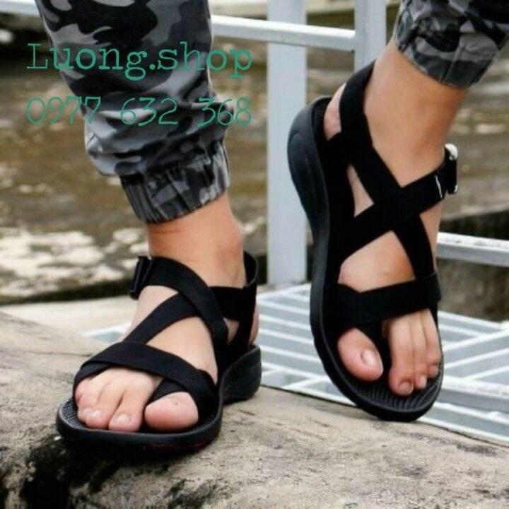 Giày Sandals Unisex HuuCuong Xỏ Ngón Quai Dù Đế Cao Su - TH9