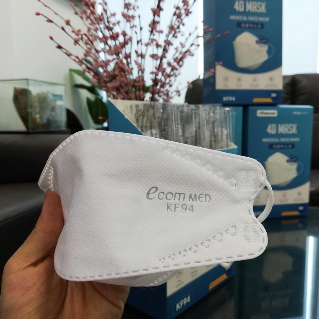 Thùng 500 Khẩu Trang KF94 EcomMed - Đạt Chuẩn FDA Hoa Kỳ