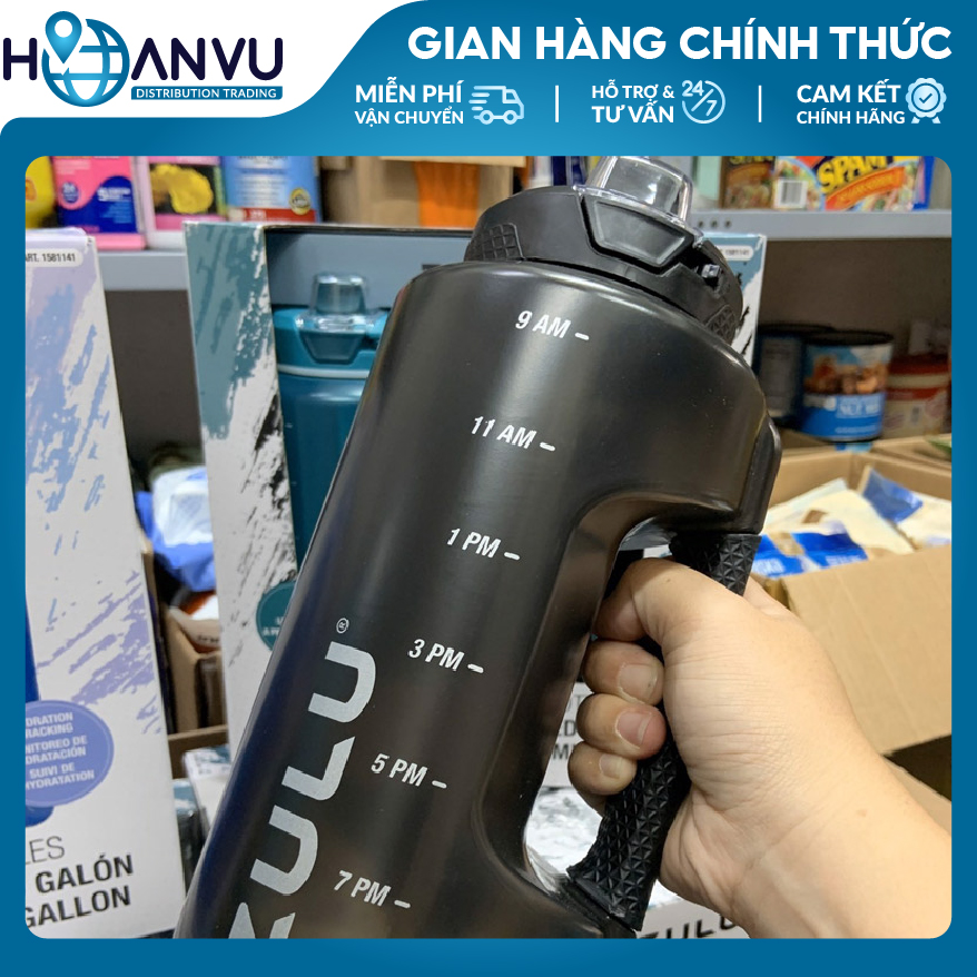 Bình Nước Thể Thao Nhựa Zulu Goals Half Gallon Plastic Jug, 4 màu