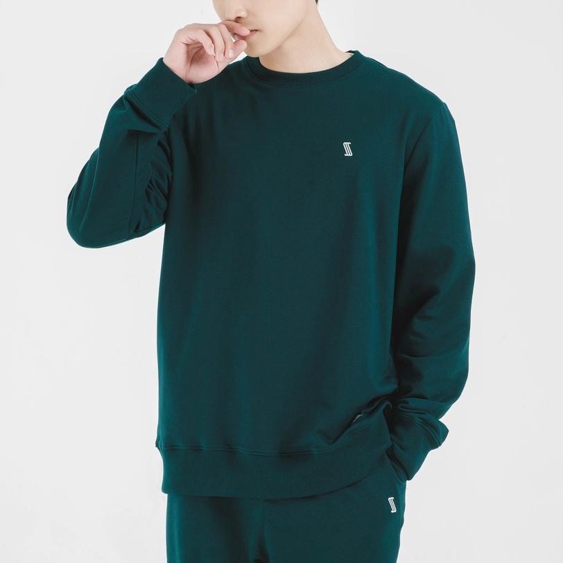 Áo nỉ tay dài thêu logo SSSTUTTER phong cách hàn quốc SSS Sweatshirt