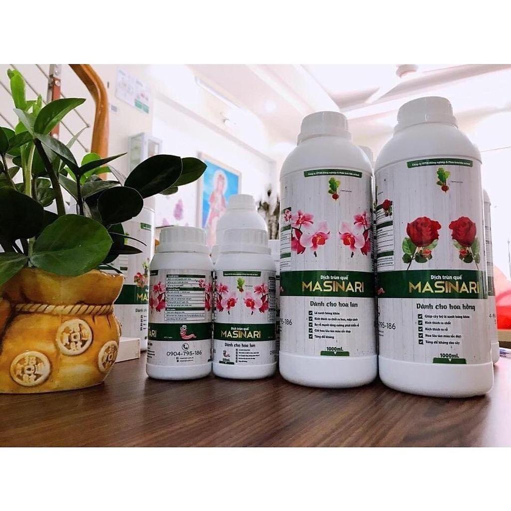 Dịch Trùn Quế MASINARI nhập Khẩu Nhật Bản dùng cho Hoa Hồng, cung cấp dinh dưỡng giúp bật mầm, nụ to, hoa lâu tàn...