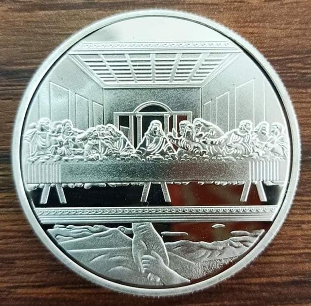 Cặp xu chúa mạ vàng mạ bạc