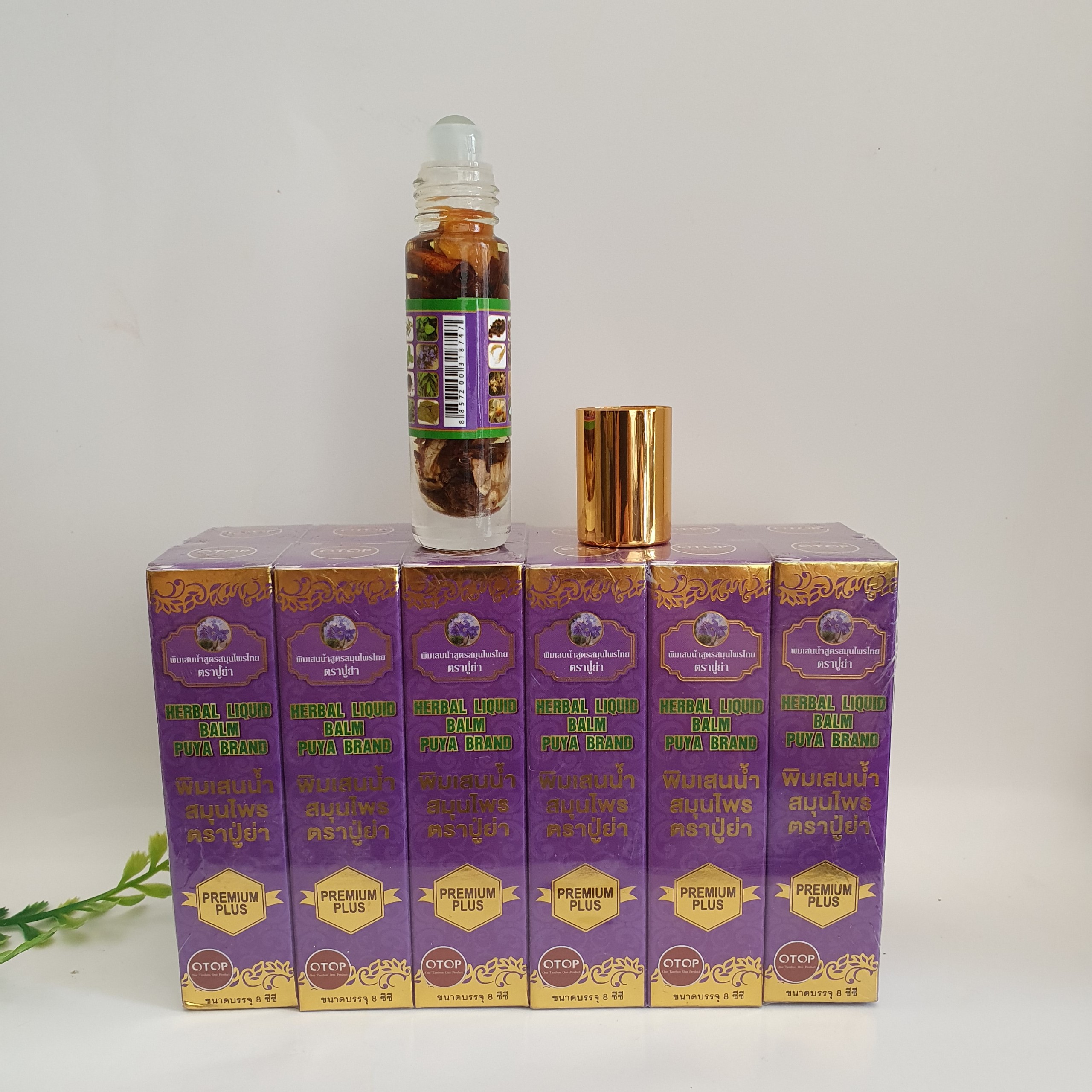 Bộ 12 Chai Dầu Lăn Thảo Dược 19 Vị Thái Lan