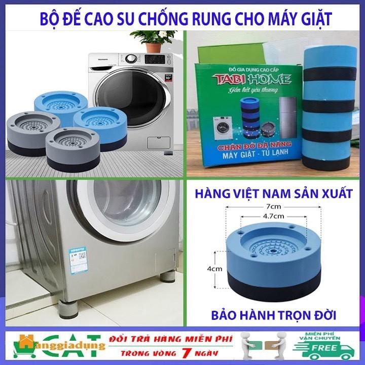Bộ Chân Máy Giặt 4 Miếng Cao Su Cao Cấp Chống Ồn Chống Rung