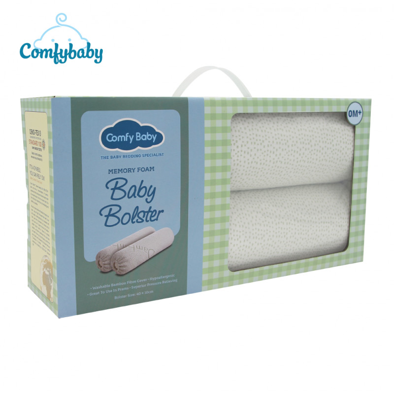 Gối chặn, gối ôm cho bé 2 trong 1 Comfybaby, sợi tre Bamboo, đai có thể tháo rời CF062020N06