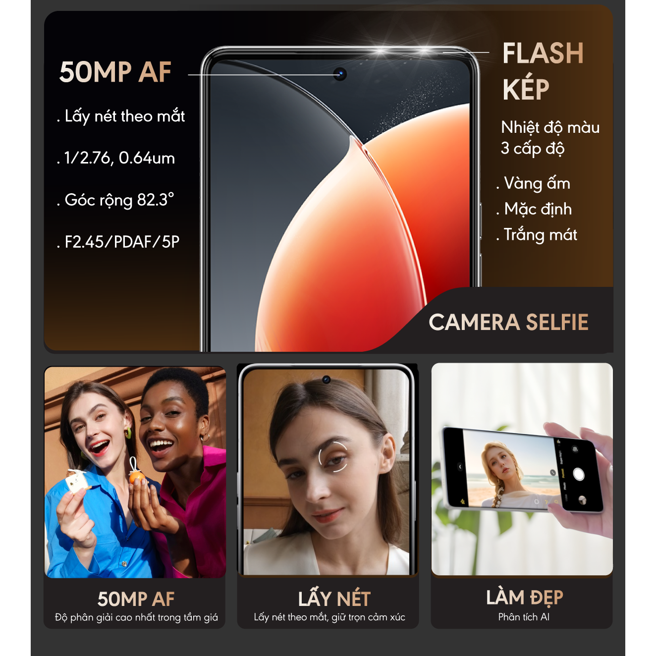 Điện thoại Tecno Camon 30 (8GB/256GB) - Hàng Chính Hãng