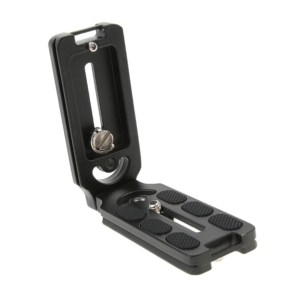 Universal Vertical L Shaped Quick Release Plate Bracket Mount for SLR Camera