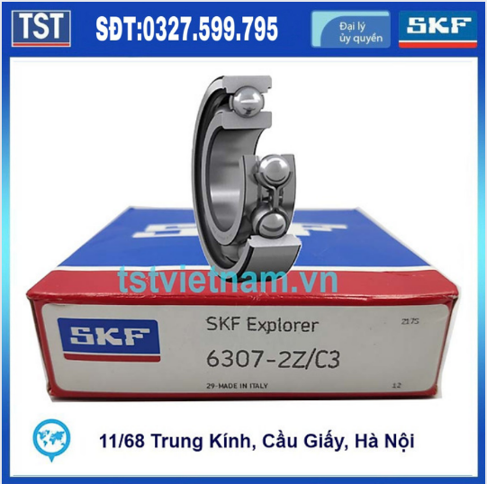 Vòng bi bạc đạn SKF 6307-2Z_C3