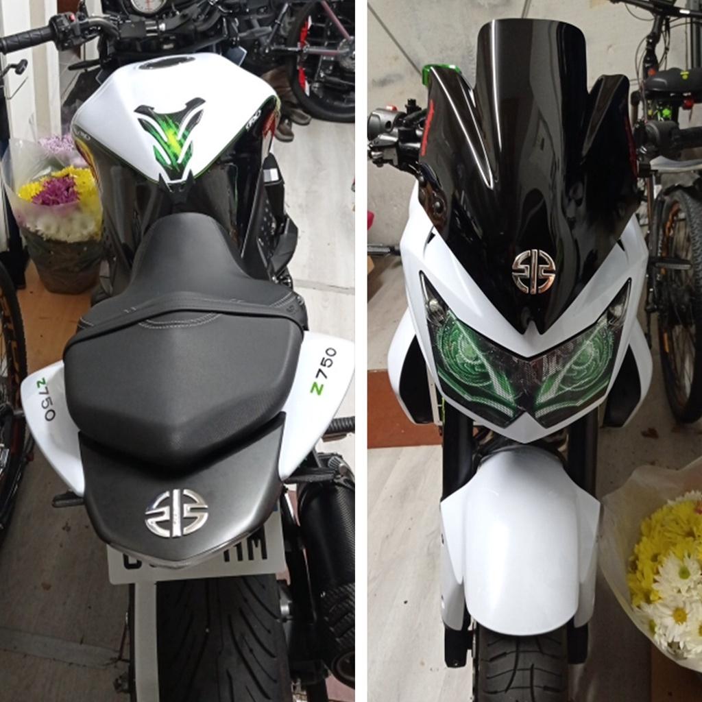Nhãn dán trang trí thân xe mô tô Kawasaki Z90 H2 NINJA H2R z125 Z250 z300 Z400 z650 z750 Z900 Z800 3D